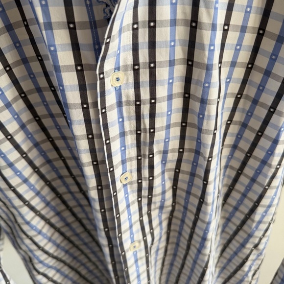 Bugatchi Multicolor Checkered Button Down Shirt - Picture 4 of 9